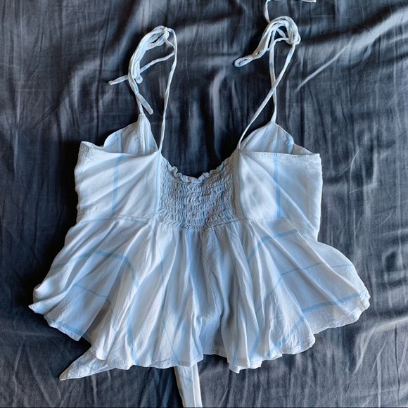 Faithfull the Brand Tie Front Crop Top - Picture 6 of 6